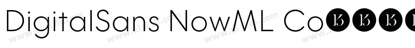 DigitalSans NowML Co字体转换